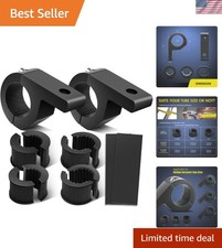 2-Pack Aluminum LED Light Bar Mounting Kit for Roof Racks & Roll Cages