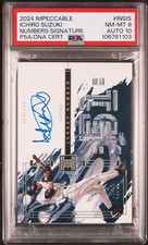 2024 PANINI IMPECCABLE IMPECCABLE NUMBERS SIGNATURES ICHIRO 46/51 PSA 8 AUTO 10