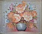 ROBERT COX (1934-2001), Floral Still Life, 8" by 10", Orig. Oil / Panel — photo 2