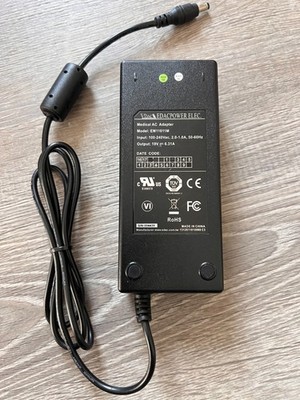 EDac 120W AC Power Adapter EM11011M  19V 6.31A EDACPOWER ELEC