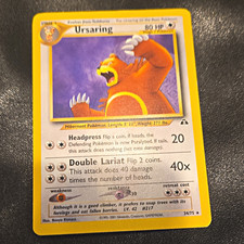 Pokémon TCG Ursaring Neo Discovery 34/75 Rare Unlimited 80 HP on eBay
