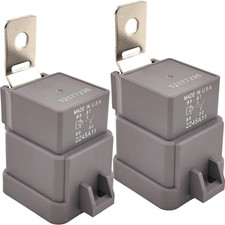 2 Pack 12V 20A SPST Flasher Relays 4-Pin Turn Signal Hazard Light Fix