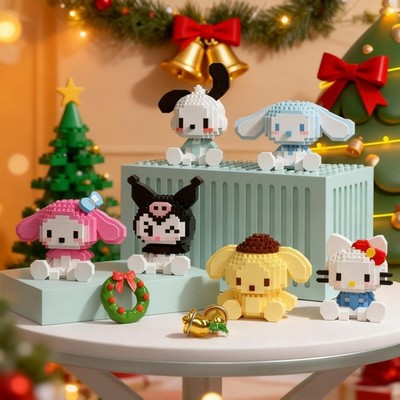 Super cute Sanrio Characters Dolls Assembly Building Magic Blocks Puzzle toys