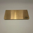 Vintage Coca-Cola Enjoy Coke Brass Metal Checkbook Cover Gold Tone 1980s Soda