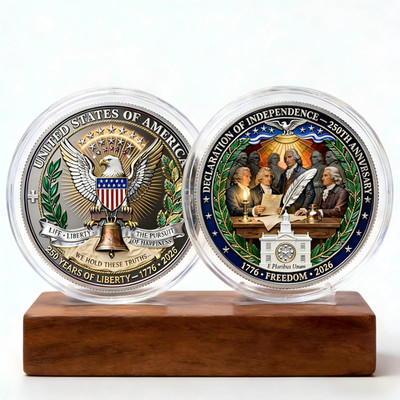 USA 250th Anniversary Coin 1776-2026 3D America Usa 6