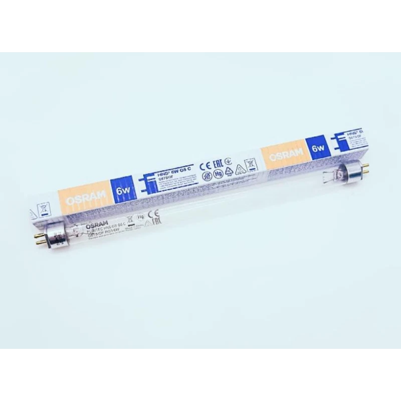 OSRAM HNS 6W UV germicidal lamp G6T5/OF PURITEC G5 UVC disinfection tube Filter - Image 2 of 2