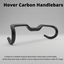 Carbon Road Bicycle Handlebar Rise 30mm Grave...