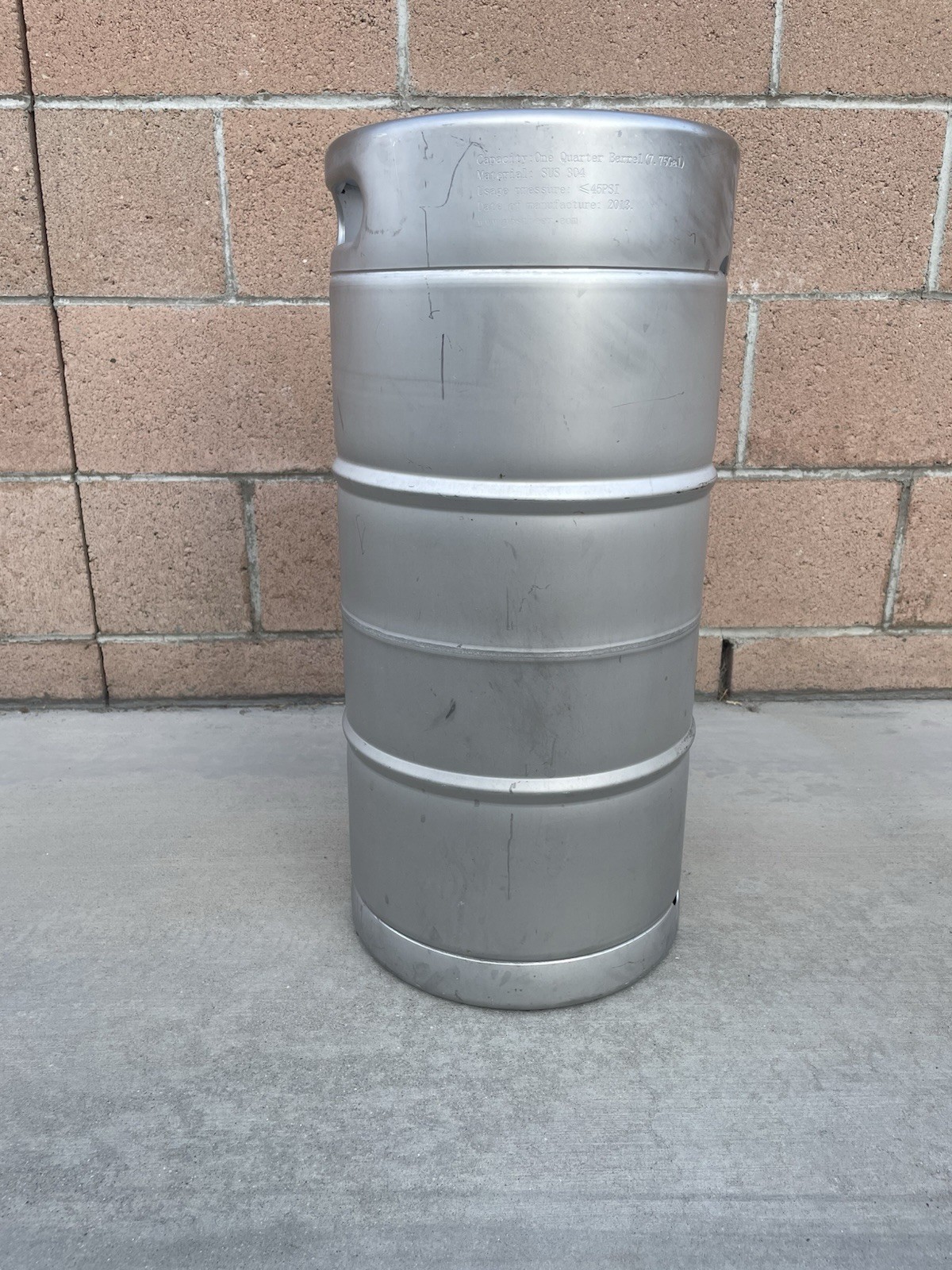 1/4 Barrel Used Beer Keg 7.75 Gallon Empty 