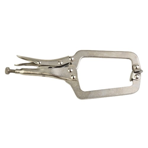 9" Inch Steel C Clamp Locking Welding Pliers Wood Tenon Locator Tool New - Picture 3 of 15