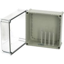 Image of Fibox 5330072 PC 28x28x18cm T Enclosure, PC Transparent cover
