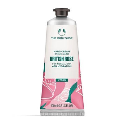 The Body Shop British Rose Hand Cream vegan 100 gm