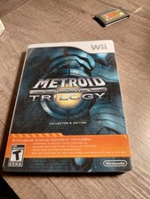 Nintendo Metroid Prime Trilogy Wii Collector's Edition SteelBook Manual