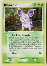 Reverse Holofoil Nidoran F 70/112 NM EX FireRed & LeafGreen on eBay