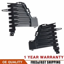 2×Fit Chevy Silverado 1500 22-24 Bumper End Cap Air Duct 5 Stripes Left+Right