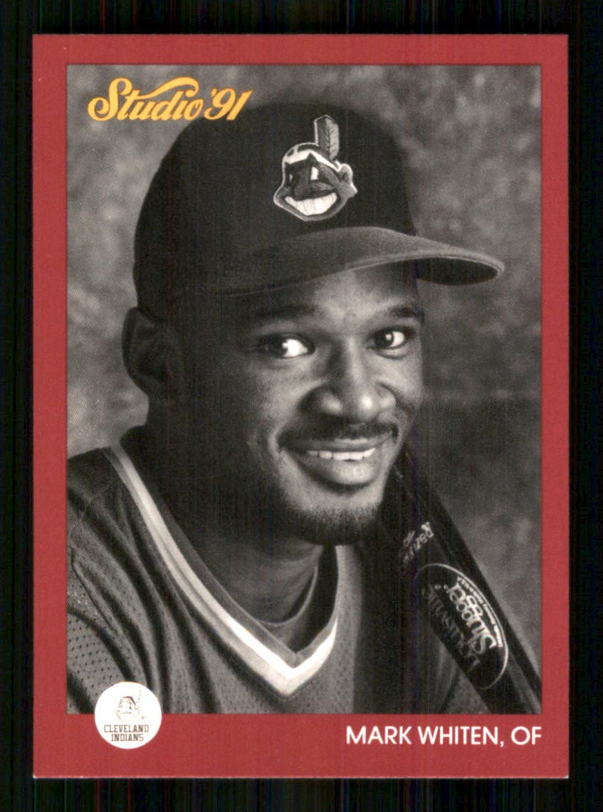 1991 Studio #50 Mark Whiten Cleveland Indians 66578