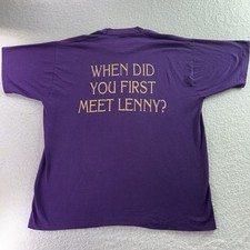 Vintage 90s Lenny Bruce Large 70s Beatnik Comedy When Did You First Meet XL Vintage 90s Lenny Bruce Large 70s Beatnik Comedy When Did You First Meet XL