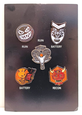 CALL OF DUTY LIMITED EDITION PINS BLACK OPS 5 PIN GAMING BADGES