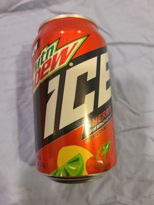 2018 MOUNTAIN DEW ICE Cherry flavor FULL can Original First Edition Mtn Dew