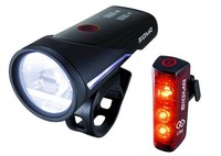 Sigma Led Akkuleuchten Set Aura 100 Usb + Blaze Link Befestigung: Lenker / Satte