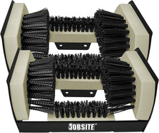 Boot Scrubber 2 Pack   Heavy Duty All Weather Industrial Shoe Cleaner  Scraper