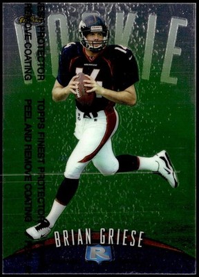 1998 Finest #122 Brian Griese Rookie W/ Coating E1