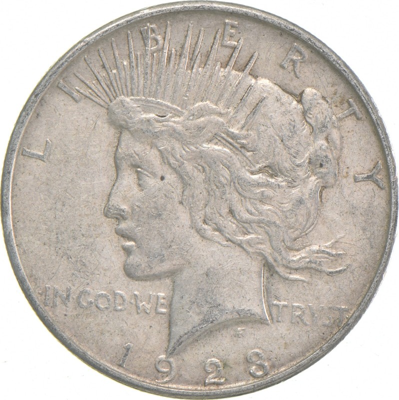 1923-D Peace US Silver Dollar - 90% Denver Minted *2120