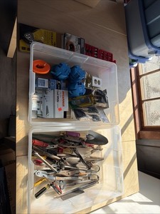 Lot Of Tools - Wrenches, Pliers, Shovel, Chisel, Brushes, Stanley, Sockets Td8