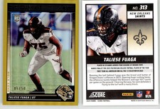 Taliese Fuaga 2024 Score Gold Zone #313 #/50 Oregon St Saints RC Rookie