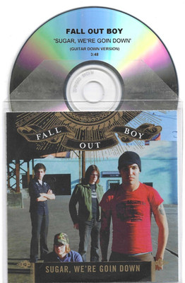 Fall Out Boy - Sugar, We're Goin Down - Scarce 2005 UK 1 track promo CD
