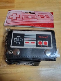 Leather Nintendo NES Controller Paddle Chain Wallet Vintage