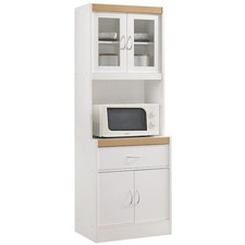 Pemberley Row White Kitchen Cabinet 70.86"