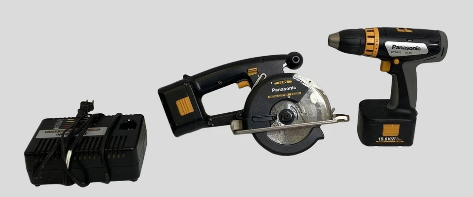 Panasonic 15.6v Cordless Metal Cutter Combo Kit EYC136NQKW Tested ~ Works  - Image 3 of 4