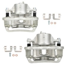 2pcs Front Left Right Brake Calipers w/Bracket For 2005-2008 2009 Hyundai Tucson