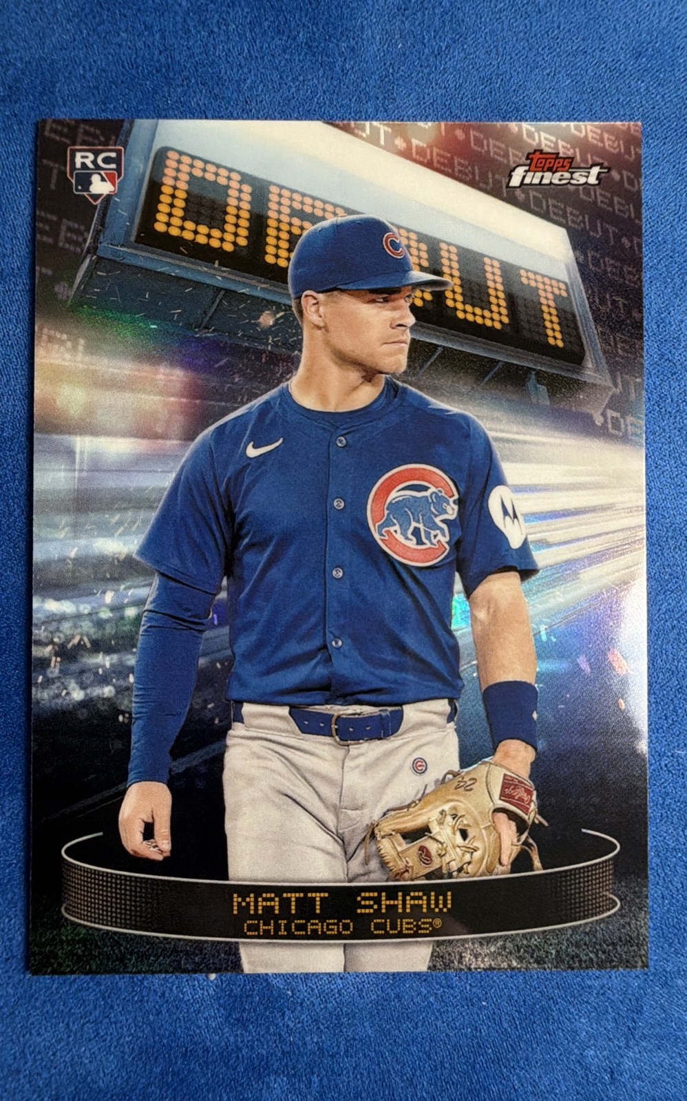 2025 Topps Finest - Debut Matt Shaw #D-12 Refractor (RC)