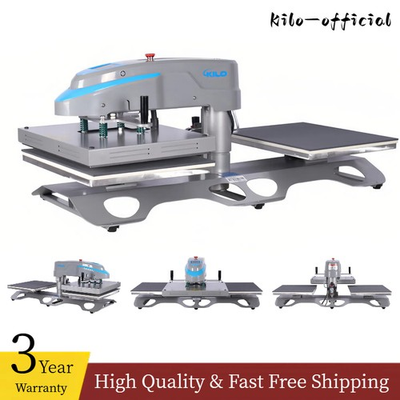 #ad KILO 16x20quot; Pneumatic Dual Platen Swing Head Heat Press Machine for Shirts 2000W $1699.00