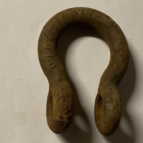 Vintage Antik? Rostiger Eisen Gabelkopf Hebeanker Schäkel ohne Stift alt DUG - Bild 5 von 23