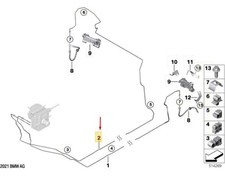 BMW iX I20 Bremsleitung hinten 34306891377 NEU ORIGINAL