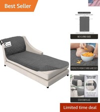 Durable Stain Resistant Couch Chaise Cover for Pets - Machine Washable 102x34