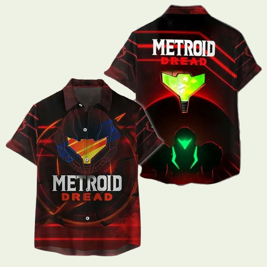Metroid Dread Halloween Hawaiian Shirt