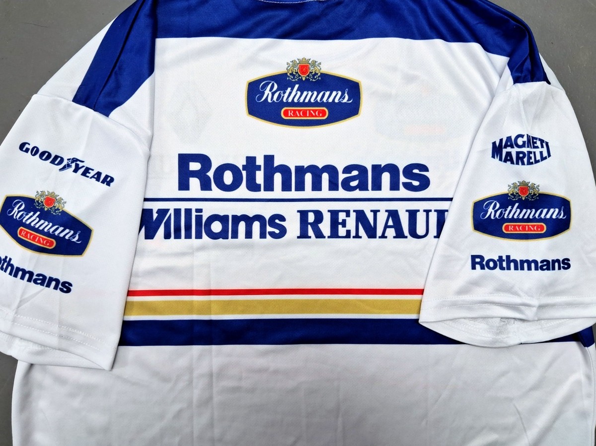 Rothmans Williams Renault F1 Vintage Racing - Shirt Formula Etsy 