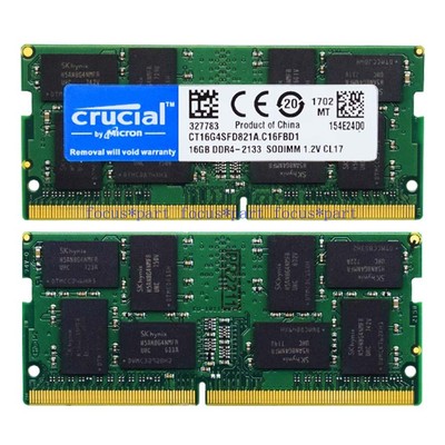 Buy Crucial 16 GB Ram DDR4 2133 2400 2666 3200 MHz SO-DIMM Memory