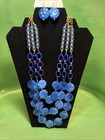 Hues Of Blue Necklace & Earrings — photo 1