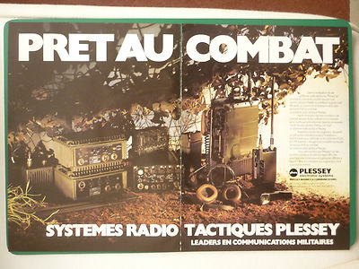5/1982 PUB PLESSEY ELECTRONIC SYSTEMS HF RADIO TACTIQUE ECM/ECCM FRANZÖSISCHE ANZEIGE