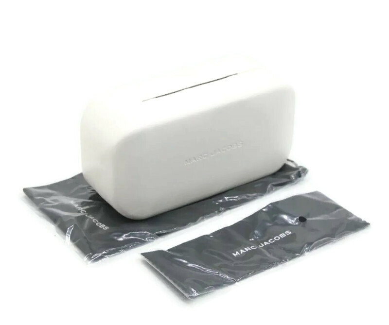 NEW MARC JACOBS LARGE WHITE AUTHENTIC EYEWEAR EYEGLASSES GLASSES CASE ONLY 3790₽