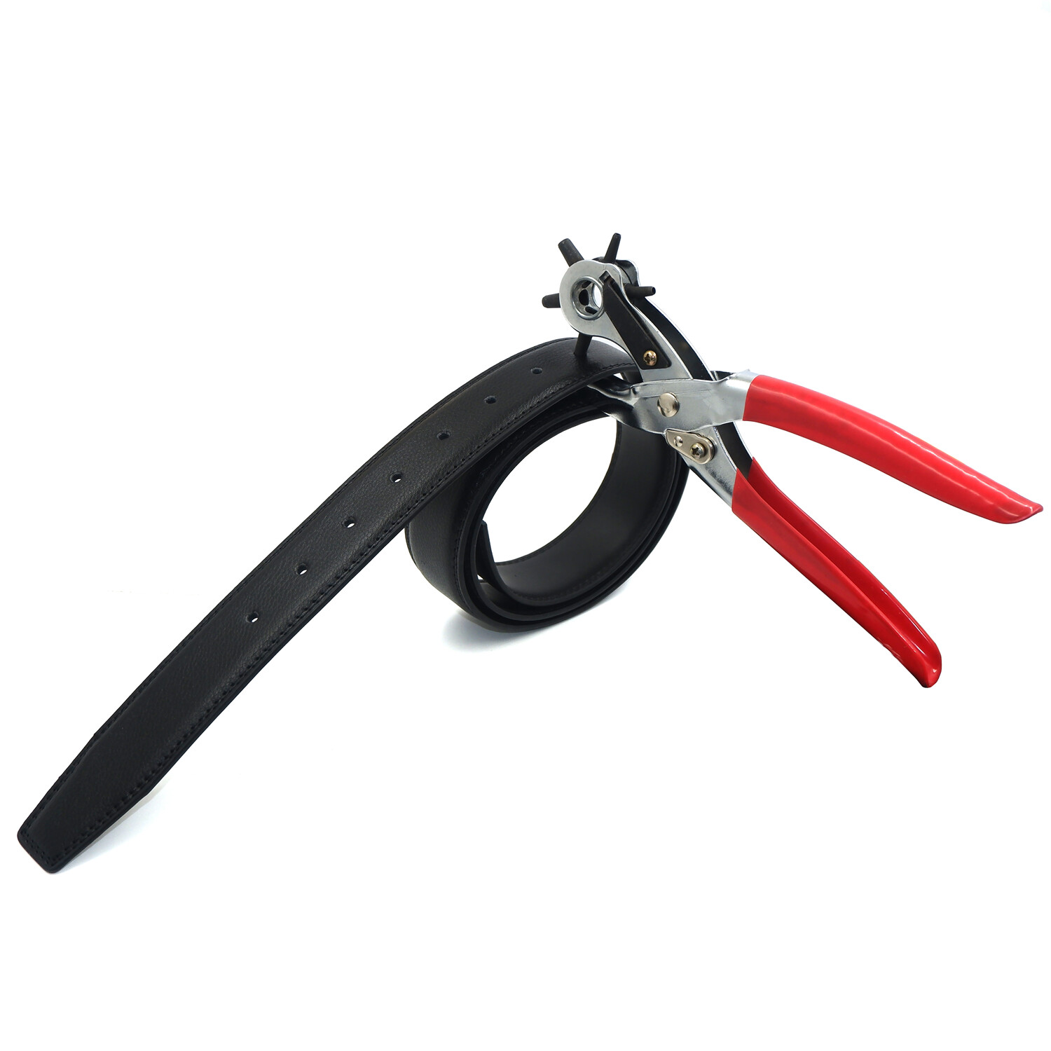 Professional Leather Hole Punch Pliers HEAVY DUTY Belt Holes Revolving ...