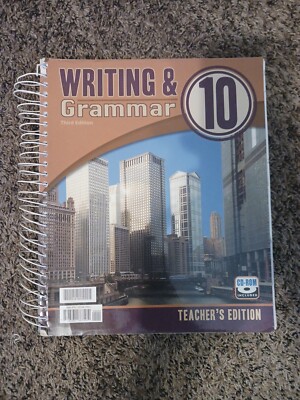 Writing and Grammer 10 Third Edition Teacher s Edition Cd-Rom  BJU Press