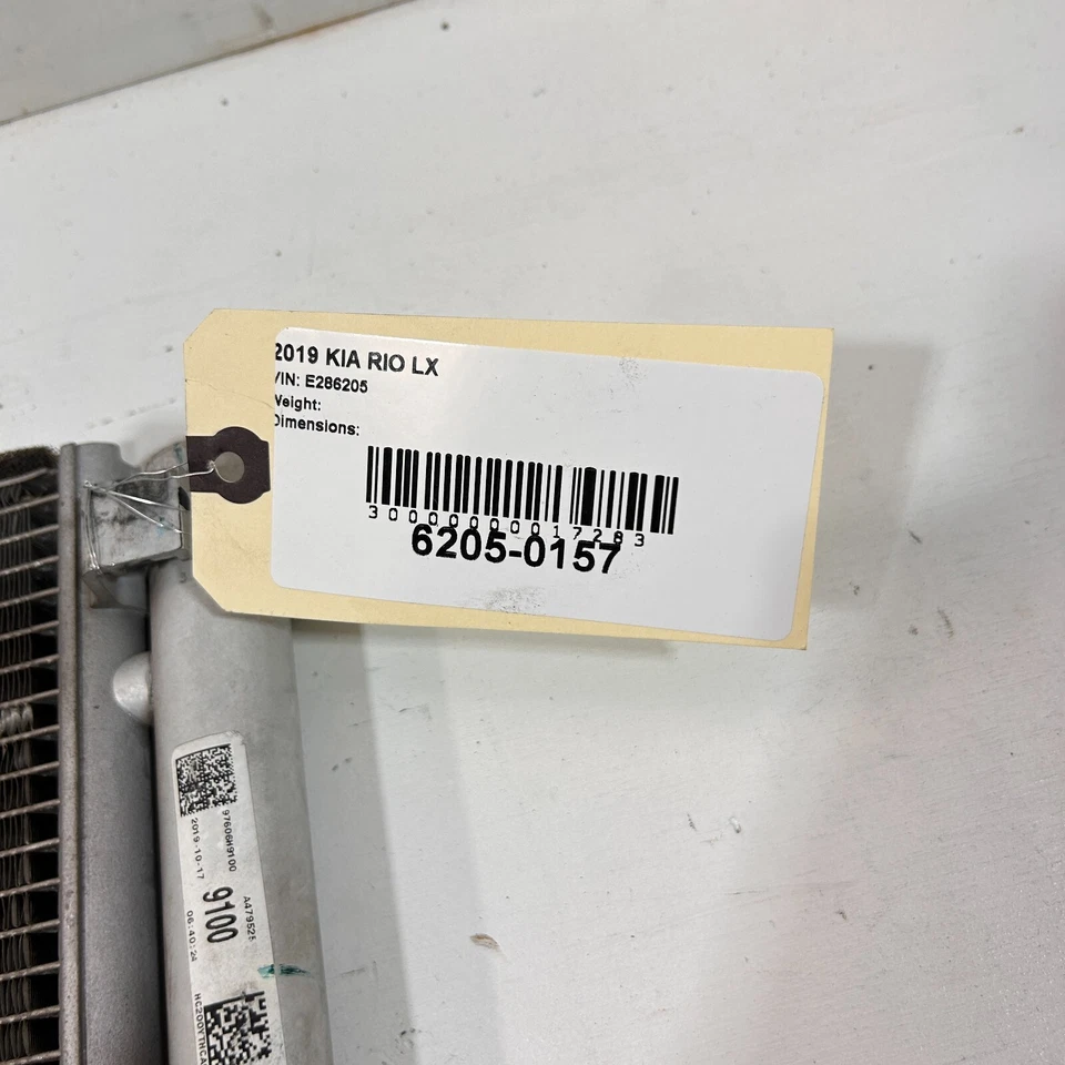 2018-2023 KIA RIO LX SEDAN A/C AC CONDENSER COMPRESSOR LINE 97606-H9100 OEM - Image 2 of 4