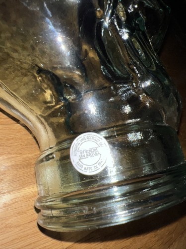 NWT San Miguel Vidrios 100% Recycled Glass Human Skull Head Made in Spain Large - Picture 9 of 12