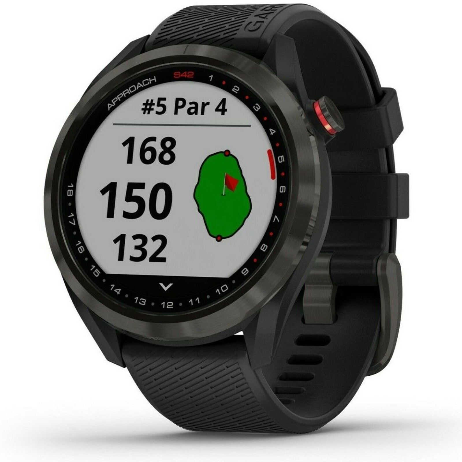 Garmin Approach S42 GPS Golf Fitness Smartwatch in Gunmetal-image