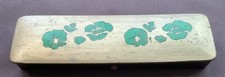 Ancien plumier carton bouilli noirci tennis Napoléon III ? E